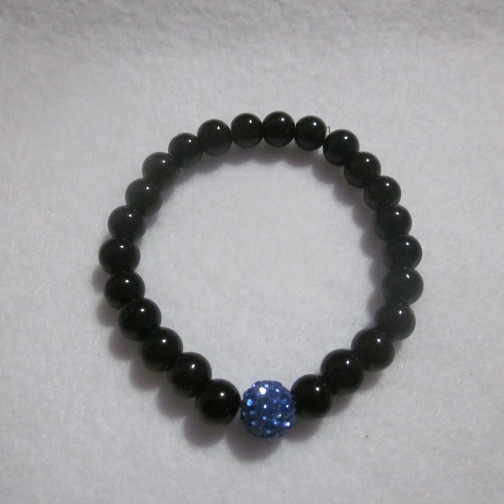 Black Stretch Bracelet